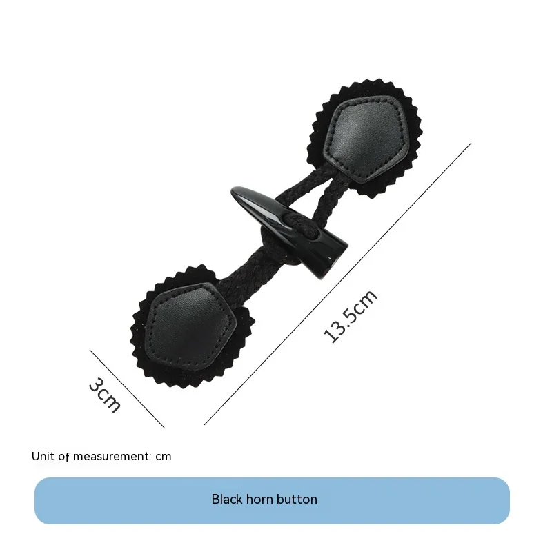 Black Cowhorn Buckle