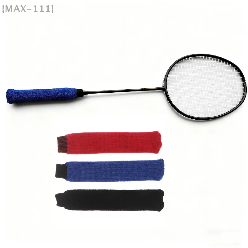 1 ชิ้น ไม้แบดมินตันแบบมีด้ามจับ: ผ้าขนหนูยืดหยุ่น กันลื่น ดูดซับเหงื่อ สบายและทนทาน