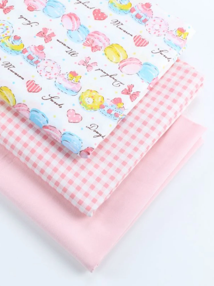 160x50cm Sweet Princess Dress Cloth Cartoon Cake Bow Printed  Girls\' Bedding Pure Cotton Diagonal