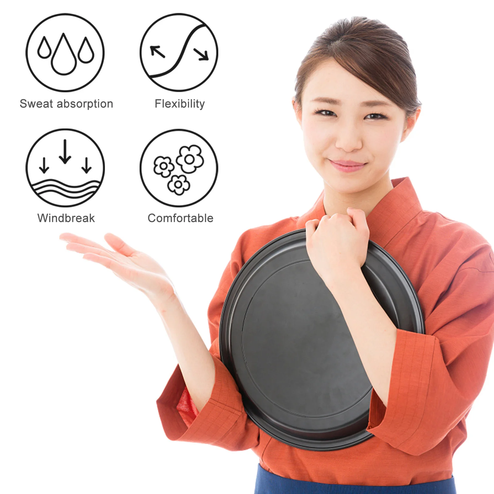 

2pcs Chef Hat Beret Cotton Kitchen Cooking Cap Restaurant Uniforms Durable Washable For Chefs Waiters Men Women