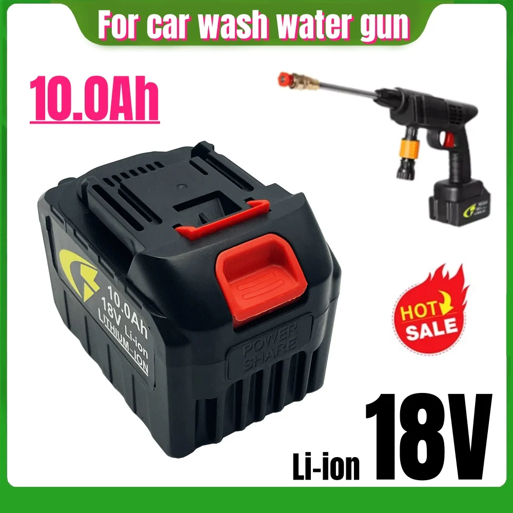 

Replacement Li-Ion 18V 10Ah/10000mAh Battery for Car Washer High Pressure Water Gun Car Wash Spare Part