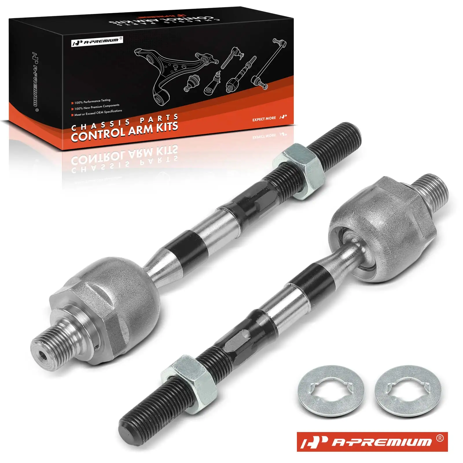 A-Premium 2x Front Inner Tie Rod End for Kia Forte Forte Koup 2010-2013 Forte5 2012-2013