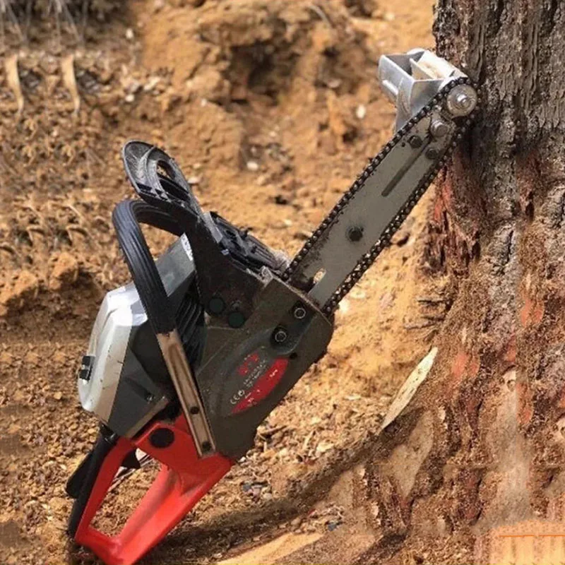 Scie à chaîne électrique universelle à essence, Machine à éplucher l'écorce des arbres, Surface du bois, tête de coupe en alliage