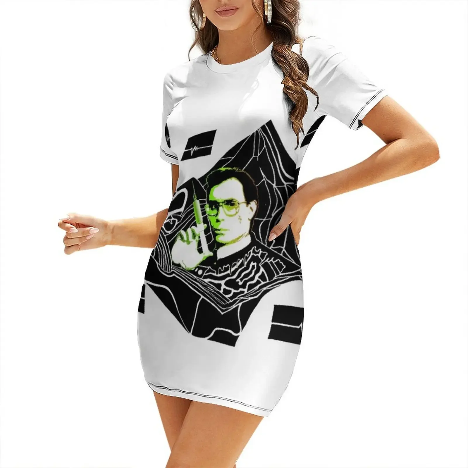 

Re-Animator Short-Sleeved Dress womans clothing dress women summer summer dress