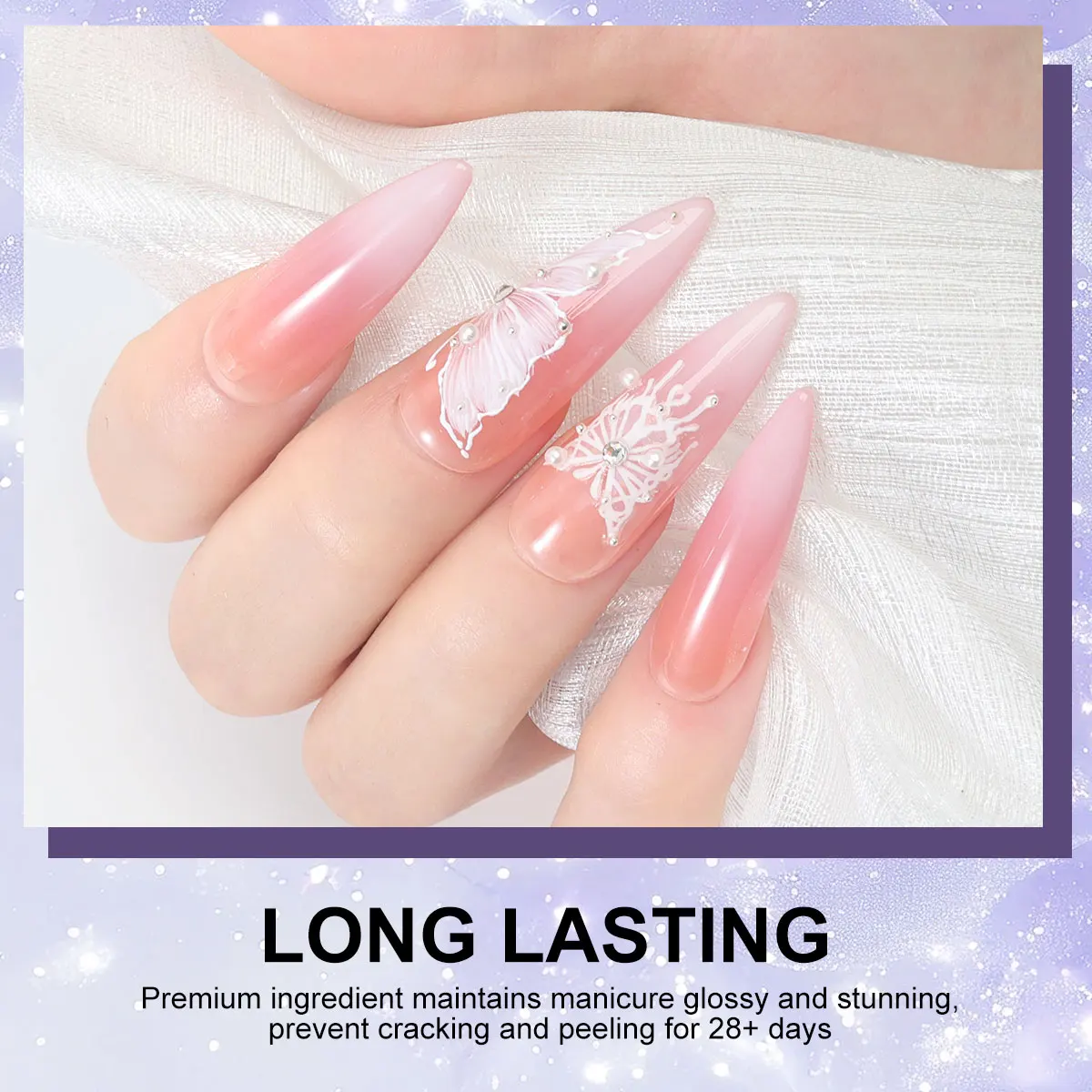 Conjunto de gel de pintura gradiente LIMEGIRL, kit de verniz em gel de pintura Pat sem lavagem, esmalte em gel brilhante de 36 cores de alta saturação