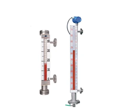 

Top loaded level meter flange connection stainless steel floating ball magnetic flips plate level gauge indicator
