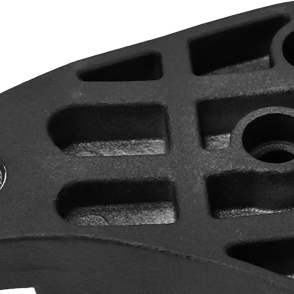 Aluminum Alloy Electric Scooter Front Suspension Fixation Board CNC Machined Black Shock Absorbing Mounting Plate for M4