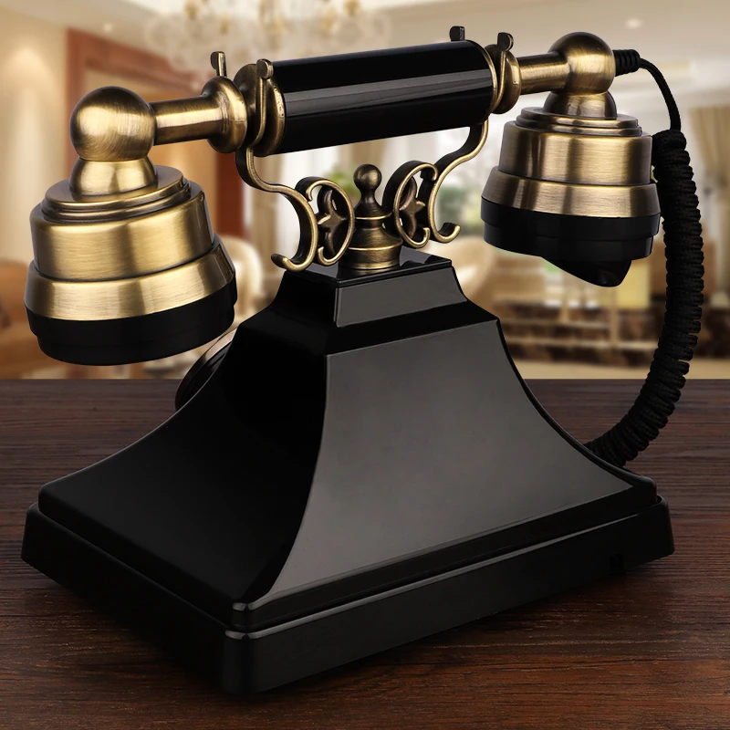 Retro Wired Fixed Telephones Classic Rotary Dial Old Vintage Landline Phone for Home Novelty Antique Art HOUSE Telefon