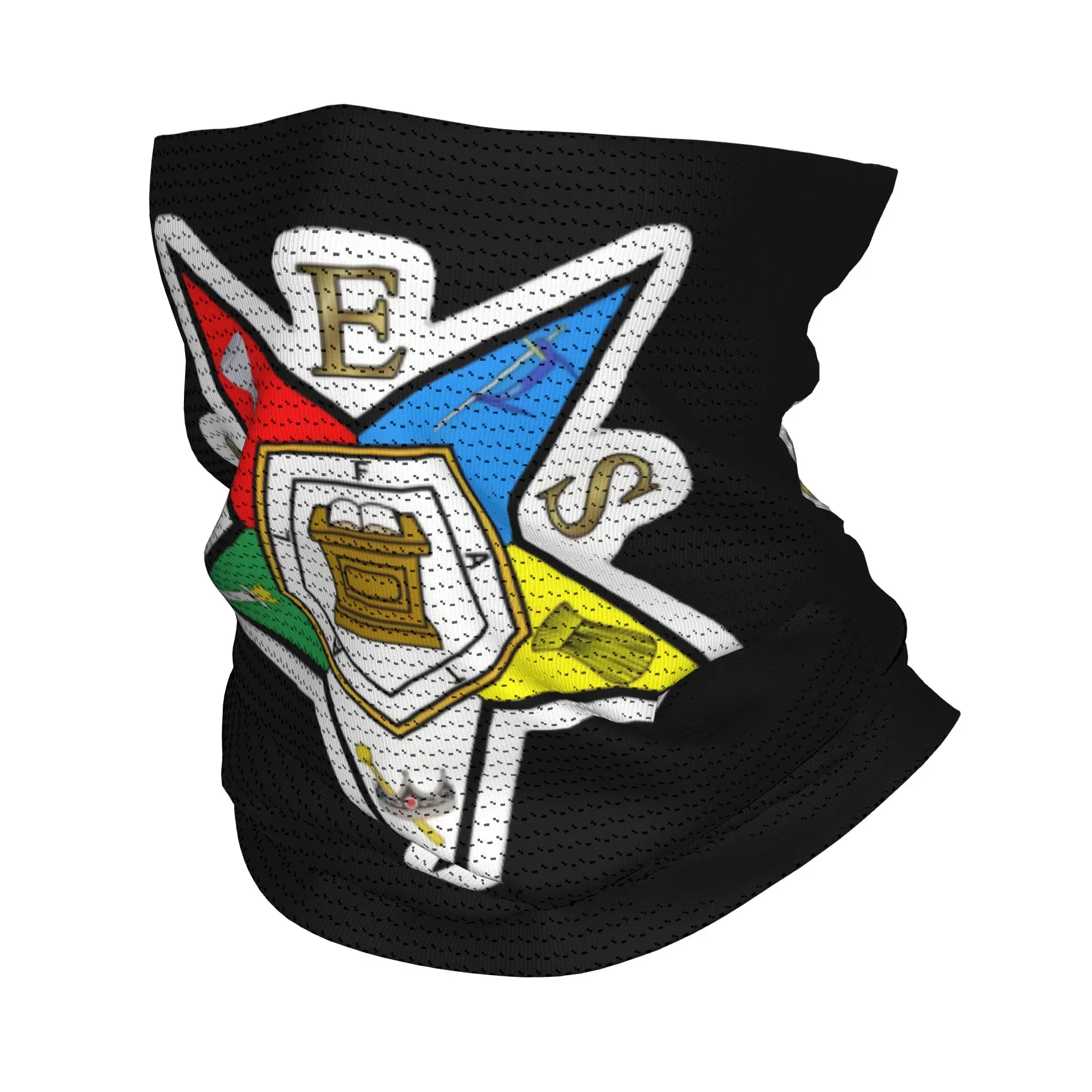 Custom Oes Order of the Eastern Stars Bandana Neck Gaiter Windproof Face Scarf Cover Men Women  Headband Tube Balaclava