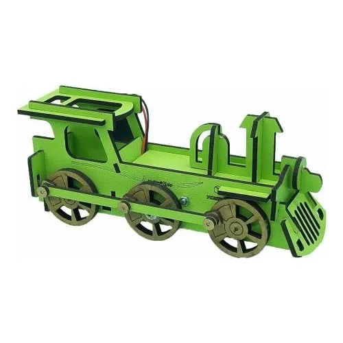 Masho Trend 3D Mechanical Locomotive-Puzzle Locomotive-Disassemble Locomotive Robot-Robotic Toys-Wooden Locomotive