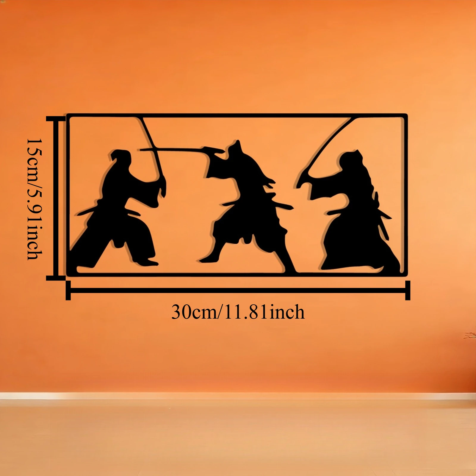 브랜드 사무라이 검 철제 벽 장식 금속 실루엣 2D 평 - Home Decor Brand 리뷰 및 가격