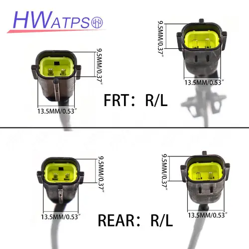 Imagen 2 del producto 3550310 -S08 3550320 -S08 3550510 -S08 3550520 -S08 Sensor ABS delantero trasero izquierdo derecho para Great Wall FLORID