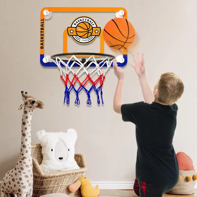 Basketball Hoop For Boy Gift Wall-Mounted Foldable Toy Basketball Foldable Hoops & Goals Bedroom Basketball Hoop For Children Bo