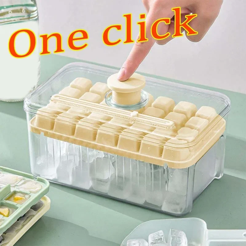 

Silicone Cube Tray with Lid Silicone Buckets Moulds-Maker Kitchen Ssummer Accessories
