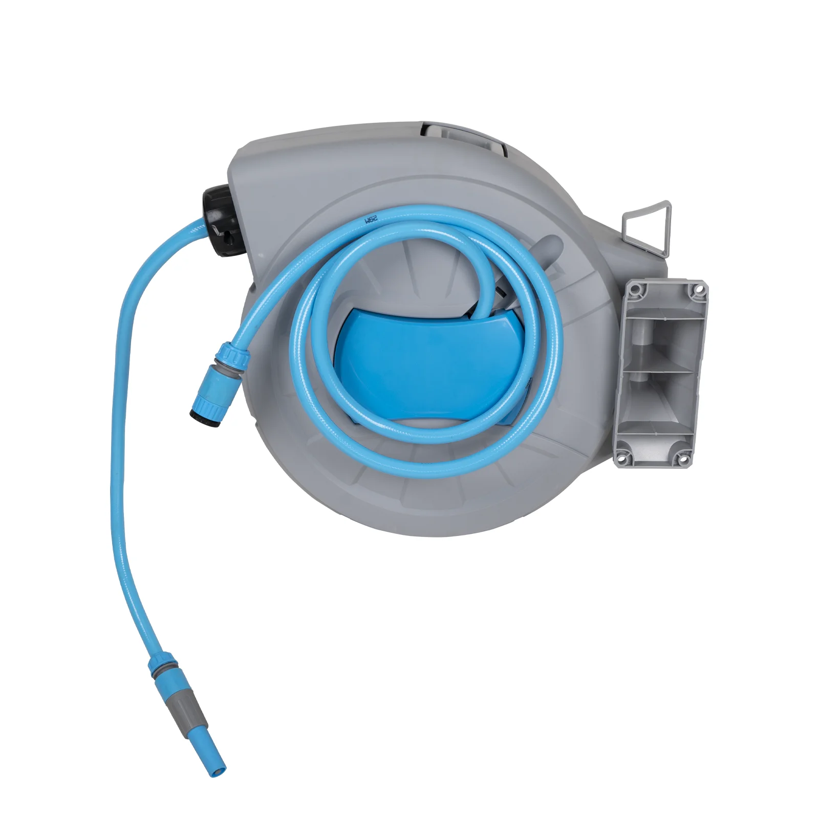 

Hot Selling Plastic Rust-Free Outdoor Retractable Garden Hose Reel Wall Mounted Water Hose Reel Automatic Rewind Large Space