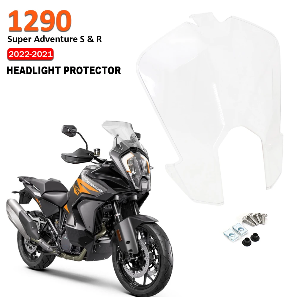 2021-2024 New Motorcycle Accessories Headlight Protector Light Cover Protective Guard Acrylic For 1290 Super Adventure R S