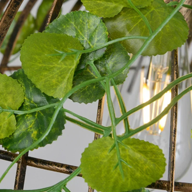 Birdcage Garland  Lamp Chandelier  Modern Industrial Style Retro Bar Restaurant Garden Decorative Light