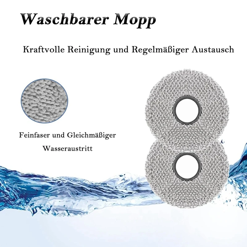 B06B-For Roborock Qrevo Master Robot Vacuum Cleaner Main Side Brushes Hepa Filters Mop Cloth Dust Bags Replacement Parts