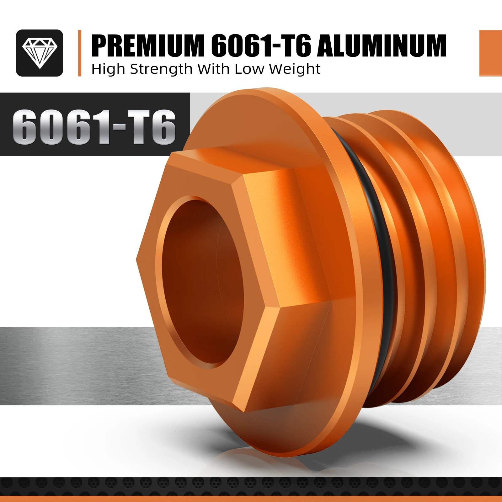 NICECNC For KTM EXC 300 250 EXCF 450 350 SX 125 SXF 450 2004-2021 Husqvarna TE 300 250 i 2014-2021 Engine Oil Filler Plug Cover view 4