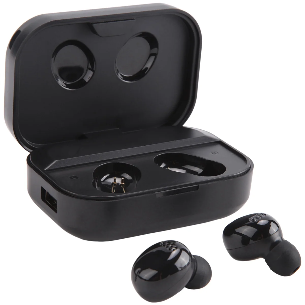 AD41-YD04 หูฟังไร้สายบลูทูธ LED จอแสดงผลดิจิตอลชุดหูฟังชนิดใส่ในหู Bluetooth 5.3 ชุดหูฟังกีฬา