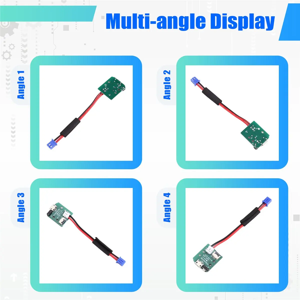 DT81 Charging Port Board for JBL Link 20 BT Speaker Accessories USB Charging Port Board with Wire Power Jack Dock Switch