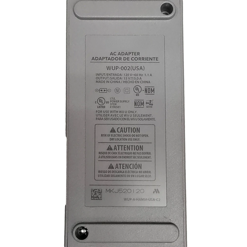 Nintendo Switch用AC電源アダプター,120V,WUP-002 usa,15v,5a,コンソール用,wup 002