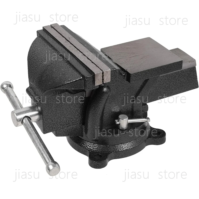 

Легкая 3-дюймовая кованая стальная вращающаяся подставка для тяжелых настольных тисчилок, универсальные регулируемые тисчки для деревообработки