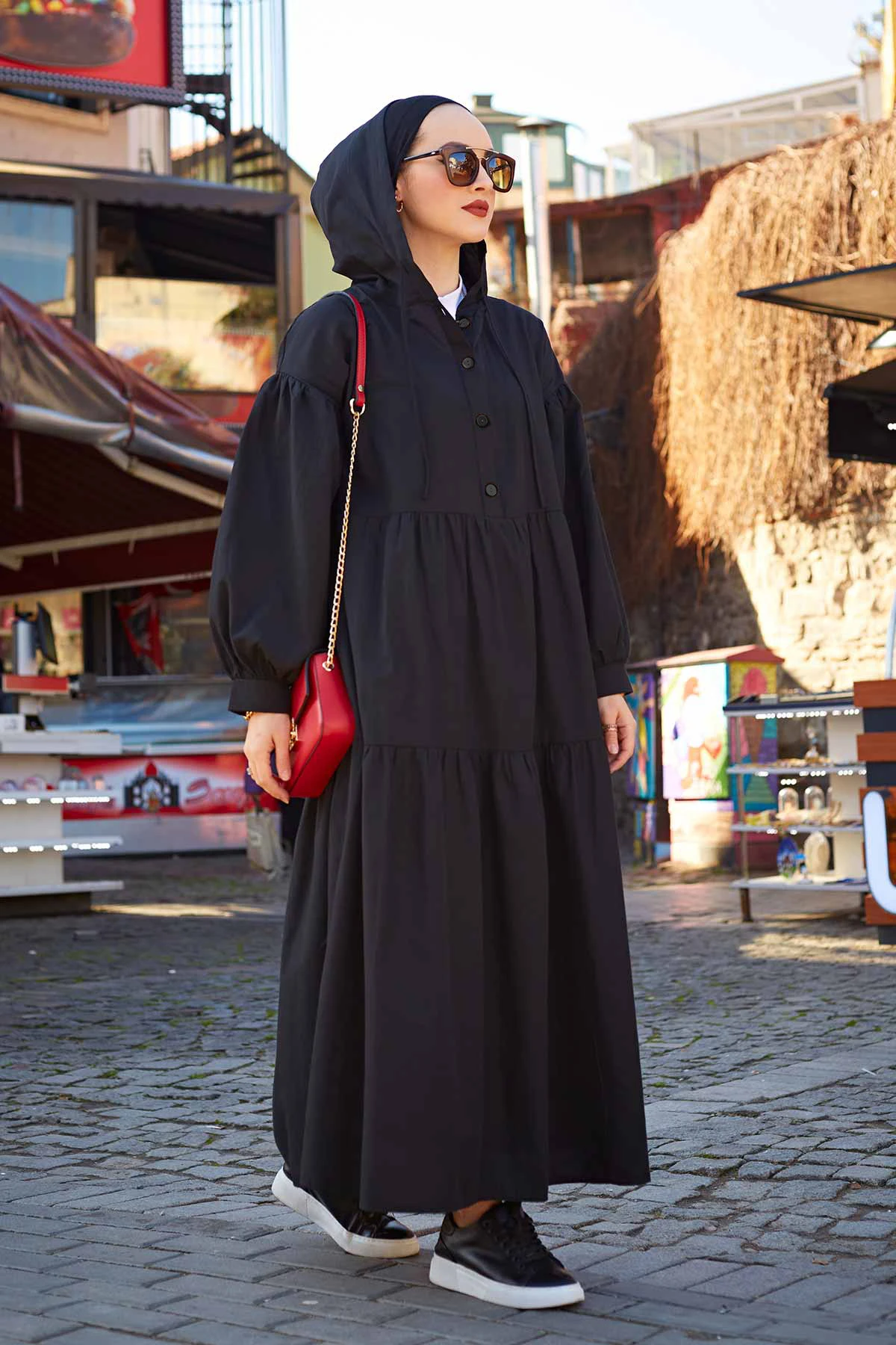 

Dress women's dresses 2021 kaftan abaya long Muslim evening dresses hijab abayas Turkish Hijab Party Casual women clothes