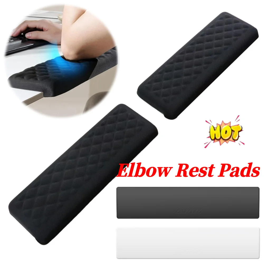 

L-Shaped Elbow Rest Pads Ergonomic Desk Edge Cushion Memory Foam Elbow Pillow Keyboard Wrist Rest Pad for Gaming and Office