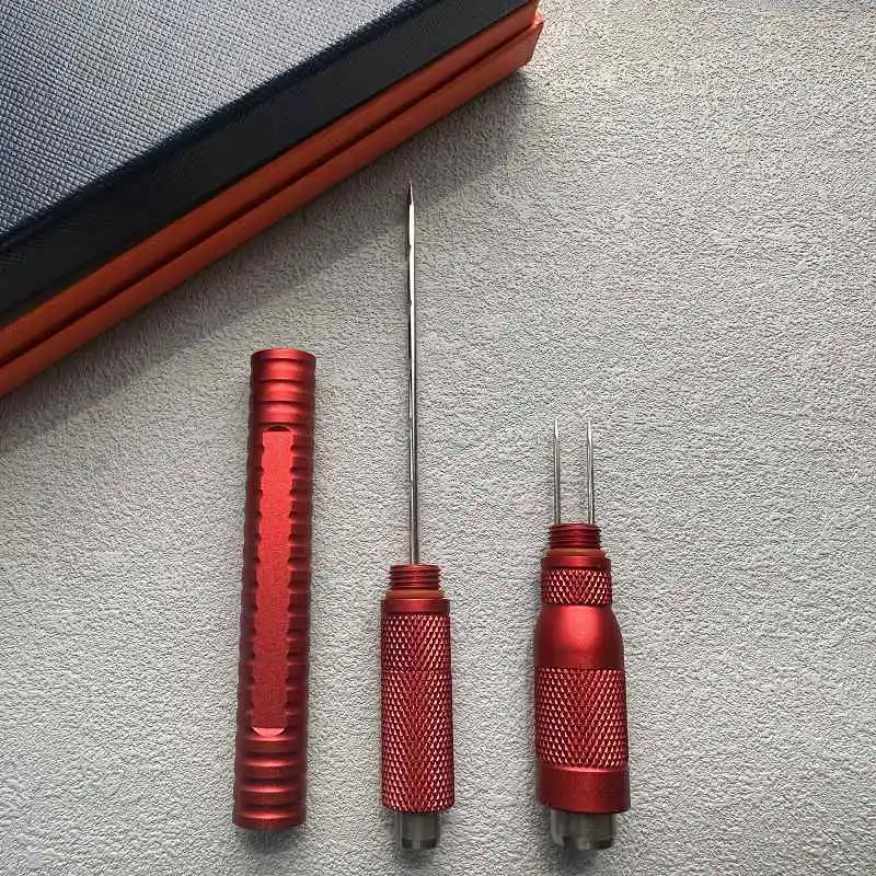 

Stainless steel cigar needle household multipurpose cigar needle aluminum alloy four in one cigar needle 118