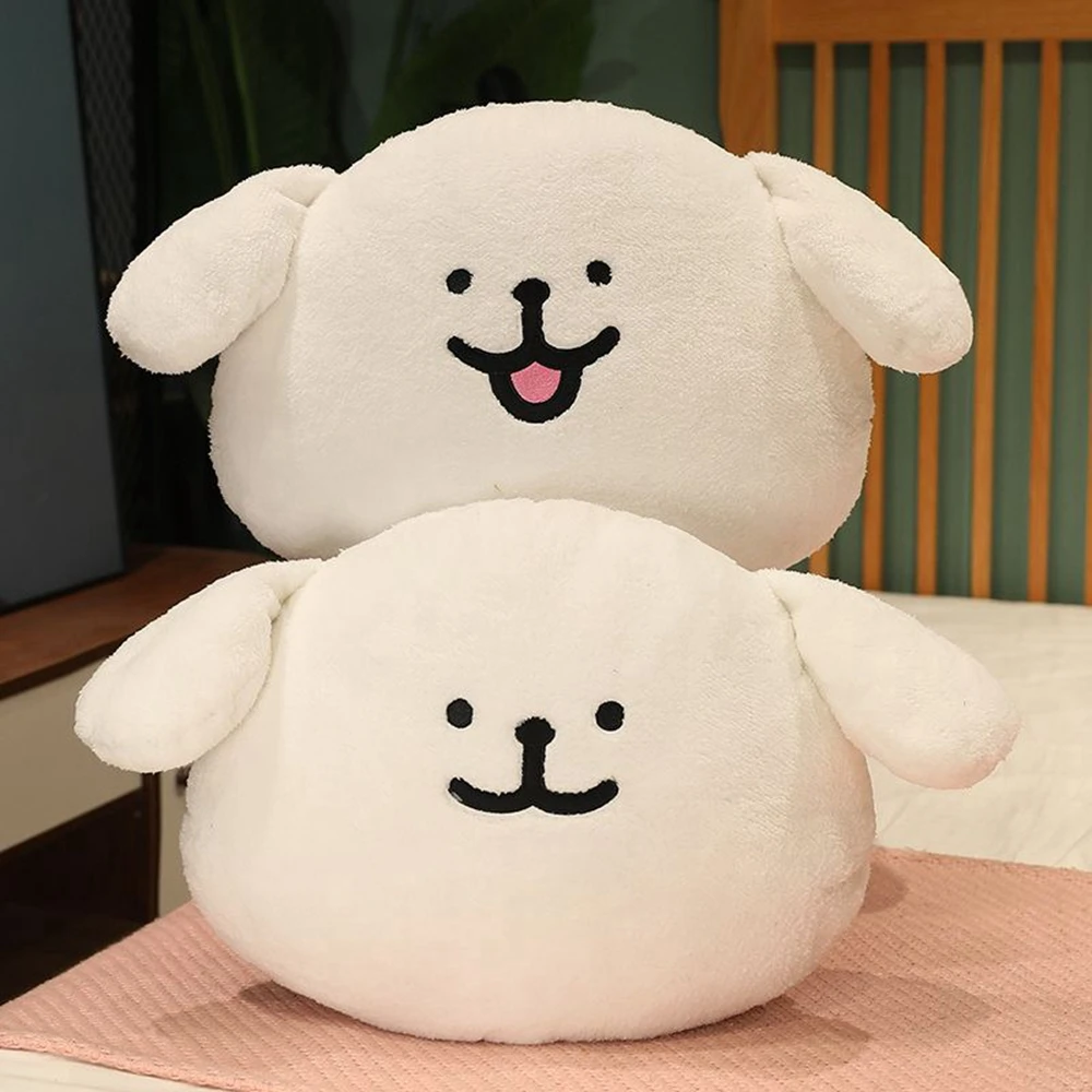 50CM Korean Line Dog Throw Pillow Doll INS Sand Pillow Throw Pillow Chair Bed Kawaii Doll Festival Gift Child Birthday Gift