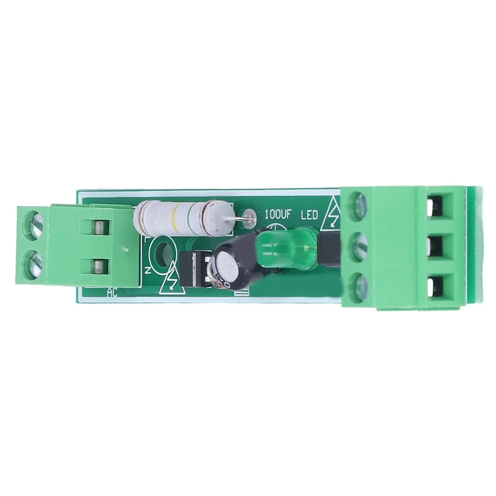 Opto Isolator Module 1 Channel Optocoupler Isolation Board AC 220V Voltage Detection PLC TTL Level Output 3-5V Power Supply 24V