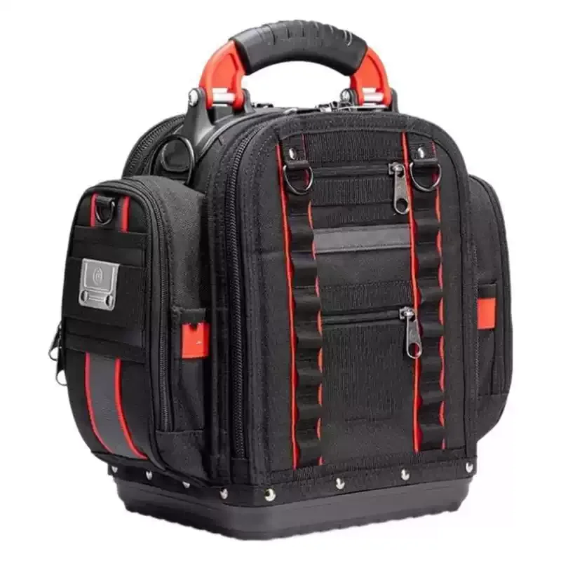 Heavy Duty Oxford Tool Bag Wear-Resistant Crossbody Shoulder Strap Portable Organizer Case