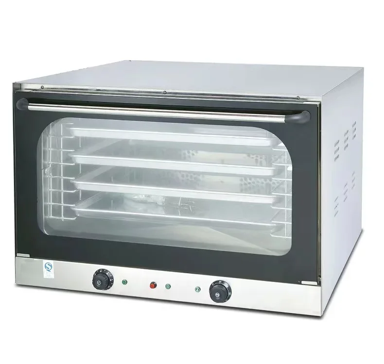 Wholesale Professional Convection Oven 4 Pans with Timer Commercial Electric Oven Multifunctional Pizza Oven