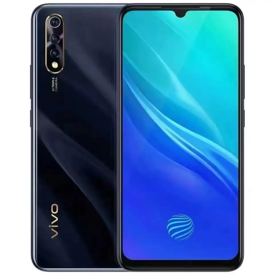 هاتف محمول Vivo S1 بقدرة 4500 مللي أمبير في الساعة 6 جيجابايت و128 جيجابايت وحدة معالجة مركزية أندرويد Helio P65 Super AMOLED مقاس 6.38 بوصة وكاميرا 16 ميجابكسل + 8 + 2 ميجابكسل وكاميرا 18 وات شحن 4 جيجا هاتف ذكي