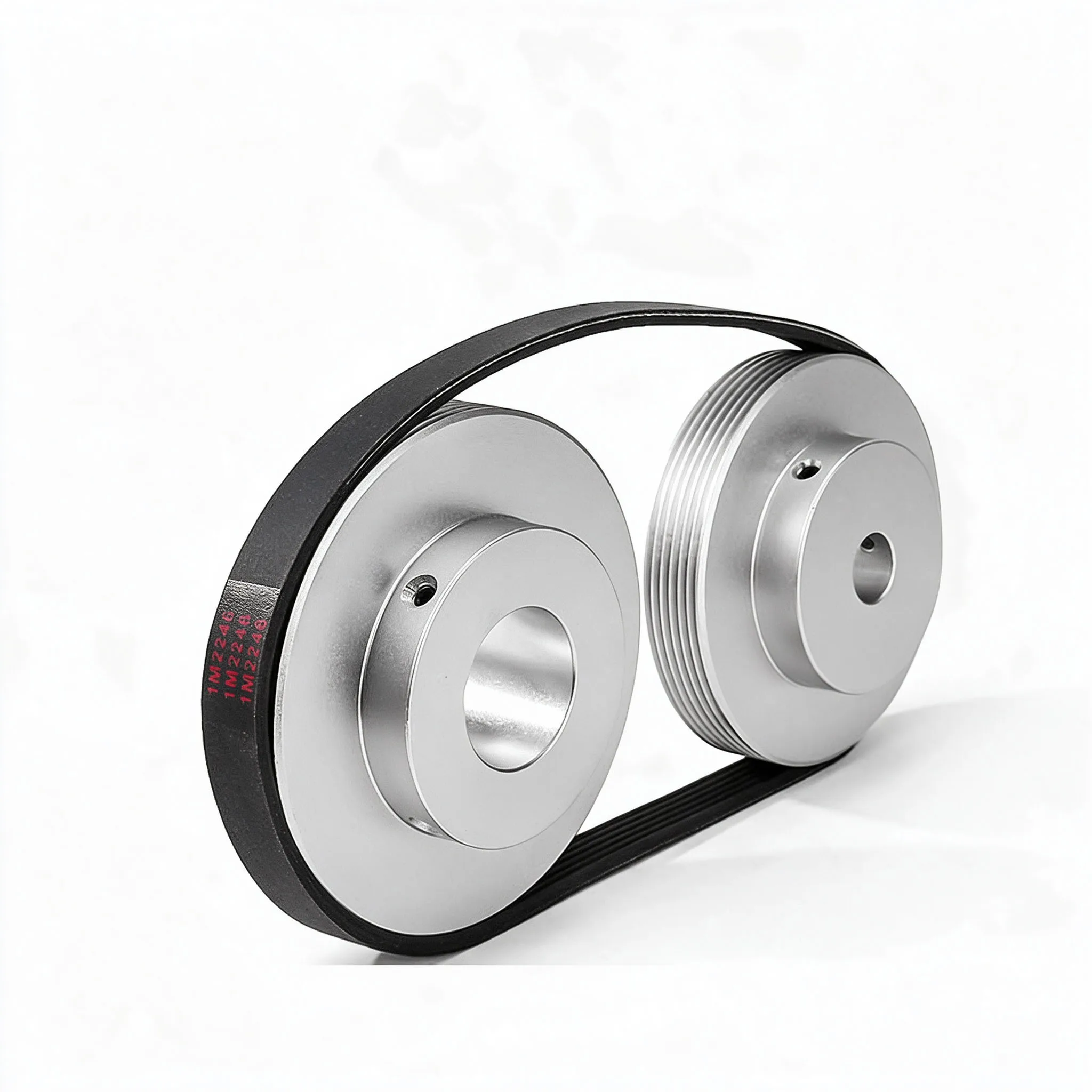 Aluminum 6PJ Multi Wedge Pulley 6 Groove PJ Belt Drive Diameter 20-60mm Bore 5-40mm Keyway Optional for Industrial Use