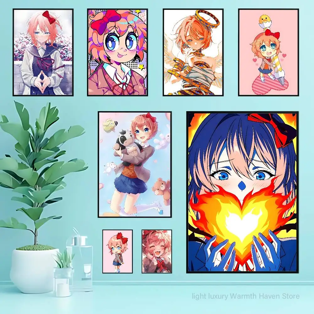 

Cute S-Sayoris-S Poster Fancy Wall Sticker for Living room bar retro decorative painting room