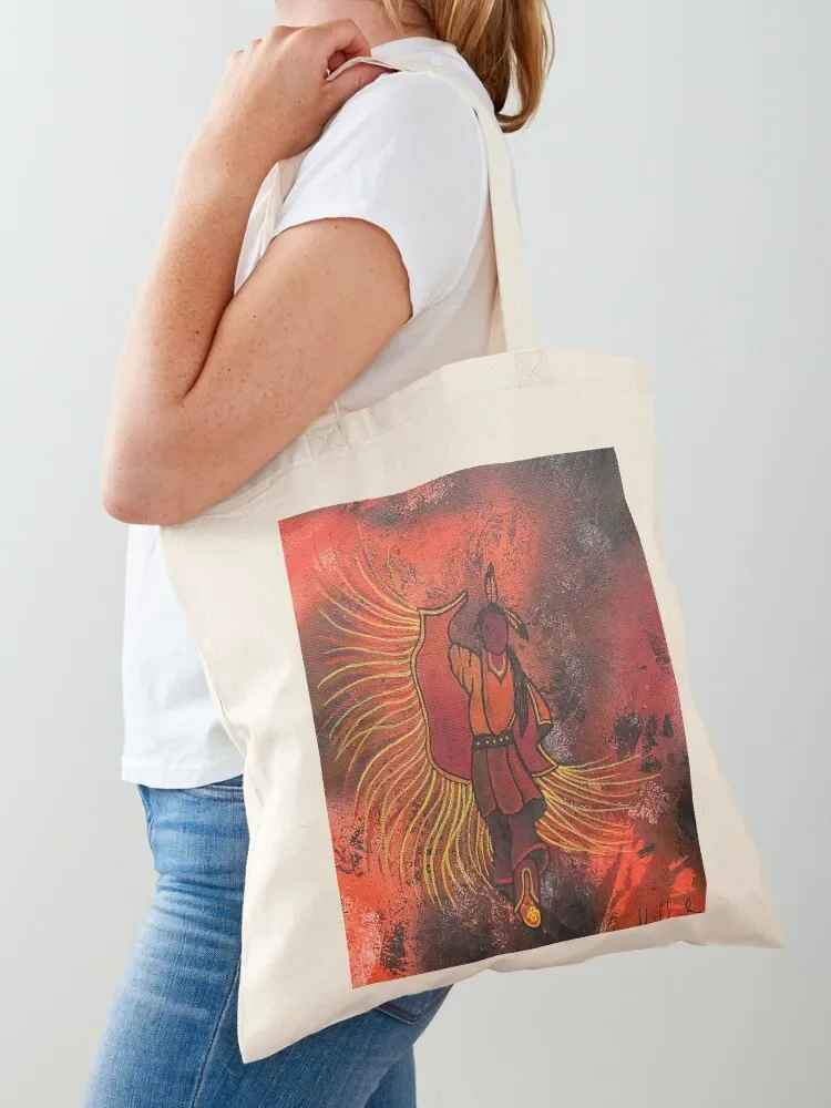 

Fancy Shawl Dancer Tote Bag woman shopping bag reusable shopping bags tote bags aesthetic tote bag men