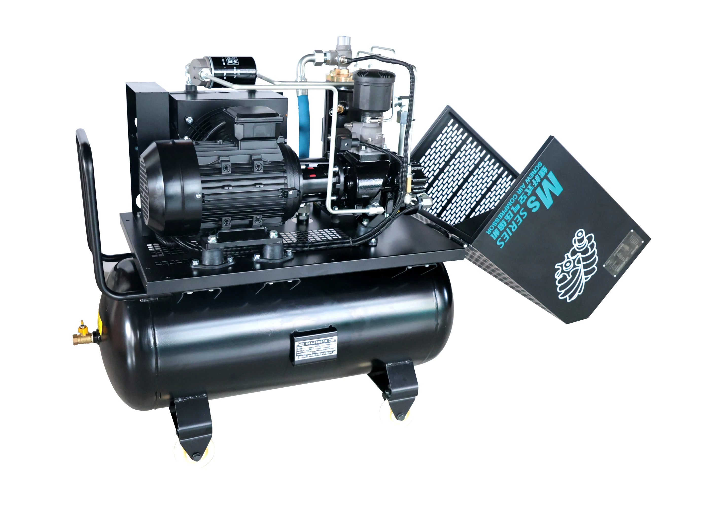 4  3KW  All in One Without or with 100L air tank  Portable Screw Air Compressor Industrial Compressor