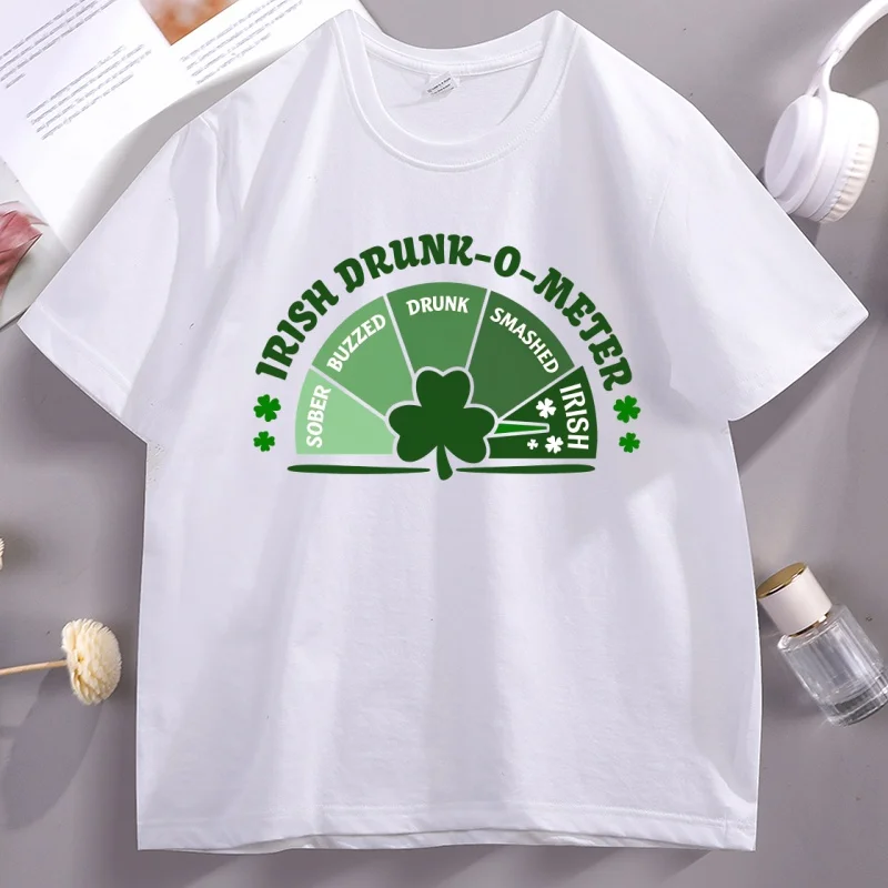 

Irish Drunk T-Shirt St Patrick's Day Funny Drinking T Shirt Man Woman Breathable Cotton Short Sleeve Tshirt Streetwear Clothes