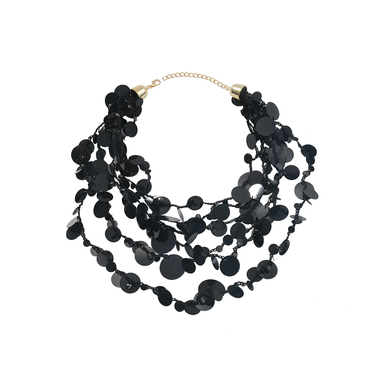 

ZAA Trendy Statement Handmade Beaded Waterfall Choker Necklace Woman Luxury Quality Jewelry Charms Holiday Party Accessories