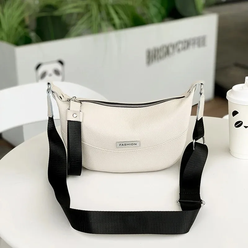 Soft cowhide women's messenger handbag, high-quality women's shoulder crossbody bag, small leather handbag