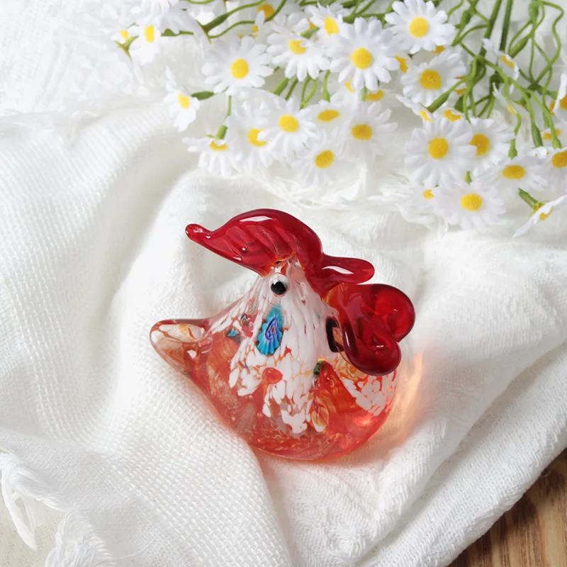Liuli Gugu chicken ornament entrance hall living room home decor desktop decoration high-end sense niche gift decoration