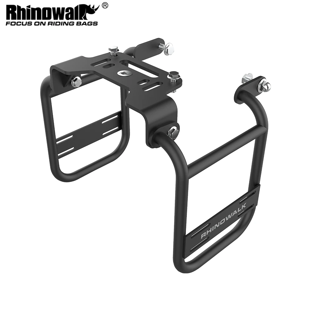 

Rhinowalk Motorcycle Rear Rack Motor Side Saddle Bag Mounting Rear Rack Travel Luggage Storage Rack Motorcycle Accessory Tool