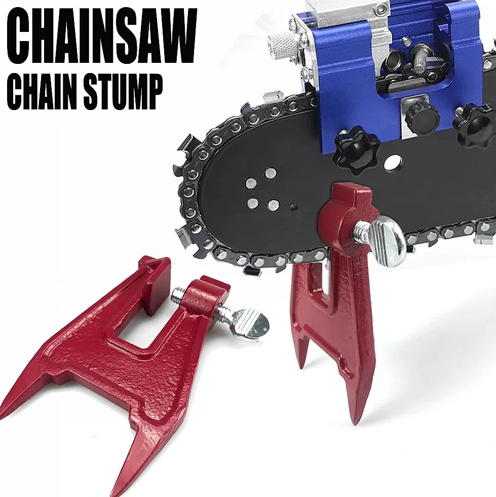 Portable Chainsaw Sharpening File Vise Heavy Duty Metal Fixture Sword Holder