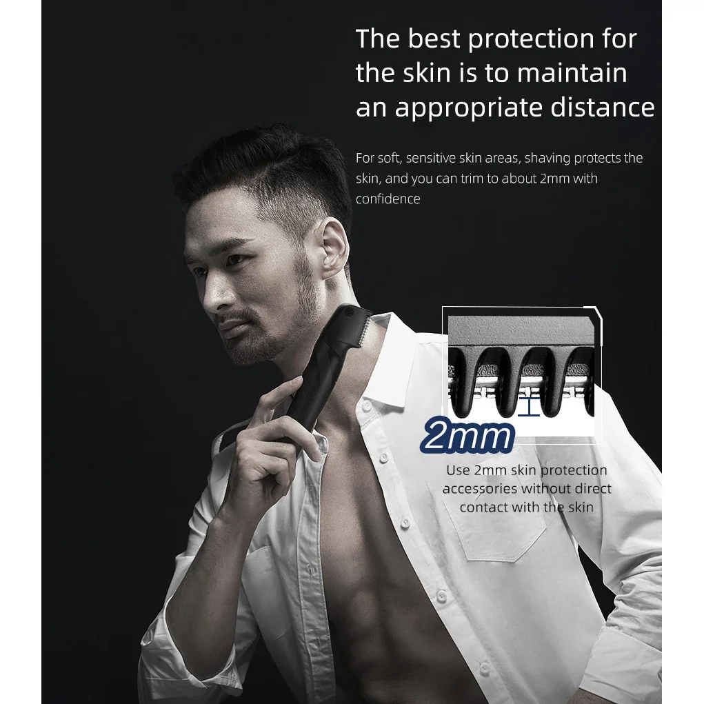 Panasonic Wet Dry Groin Body Trimmer For Men Face Beard Hair Trimmer Clipper Pubic Ball Electric Shaver Body Groomer