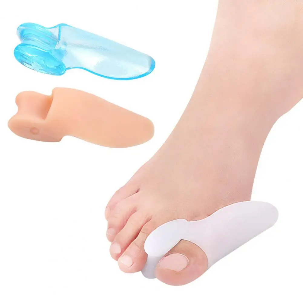 Hallux 외반 교정용 발가락 분리기, 발가락 뼈 보호대 쿠션, 부드러운 부니온 교정기, 10 쌍