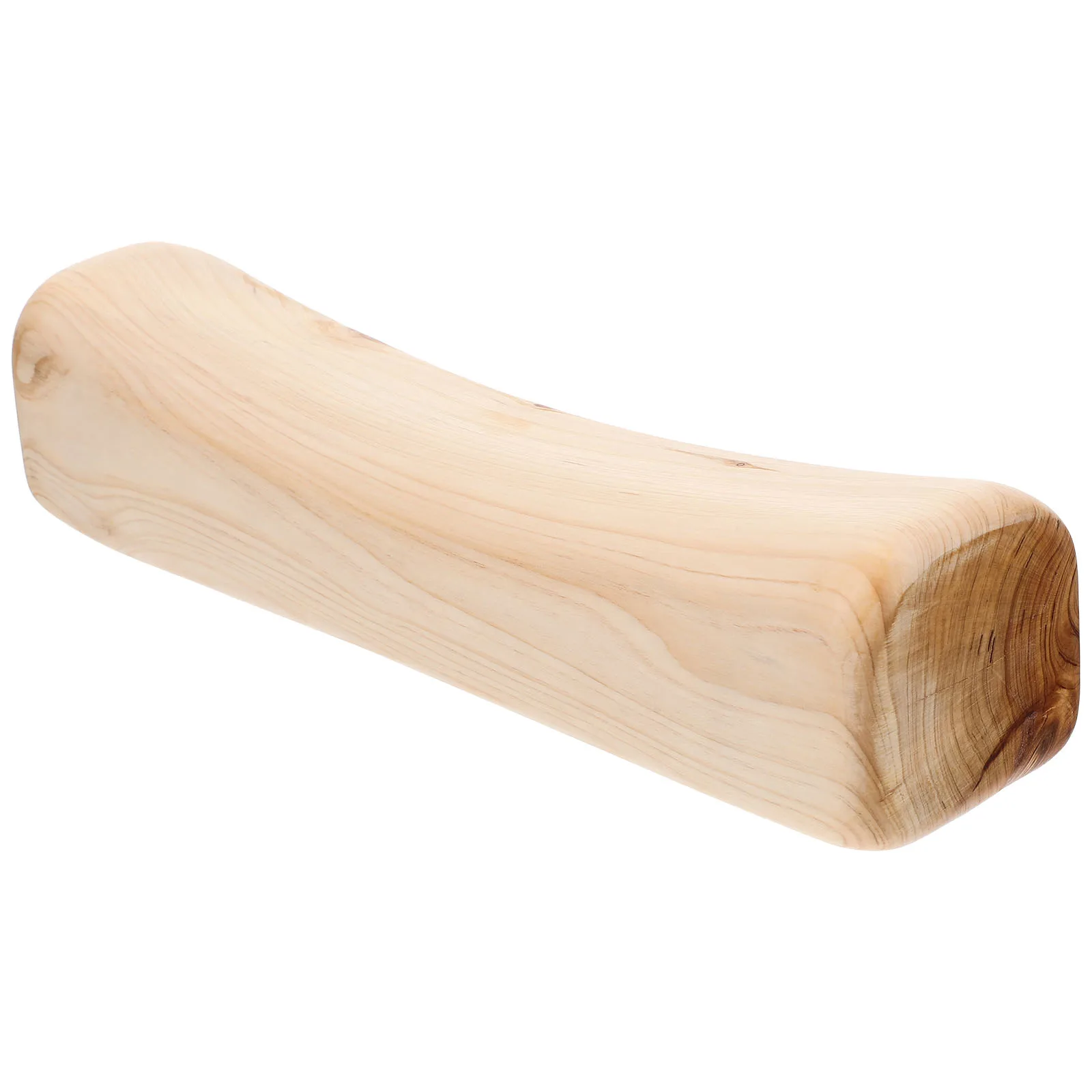 

Деревянная гладкая подушка для сауны для шеи, облегчение боли, жесткая поддержка шеи, подставка для спины, подголовник, массажная подушка, пара