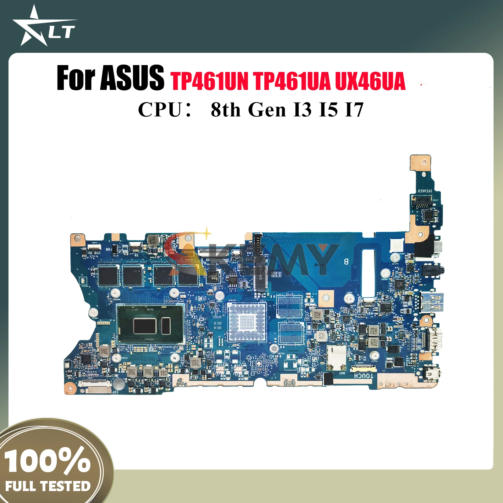 

UX461UA Laptop Motherboard For ASUS ZenBook UX46UN UX46UA TP461UN UX461 TP461UA Mainboard With I3 I5 I7 CPU 100% tests OK stk