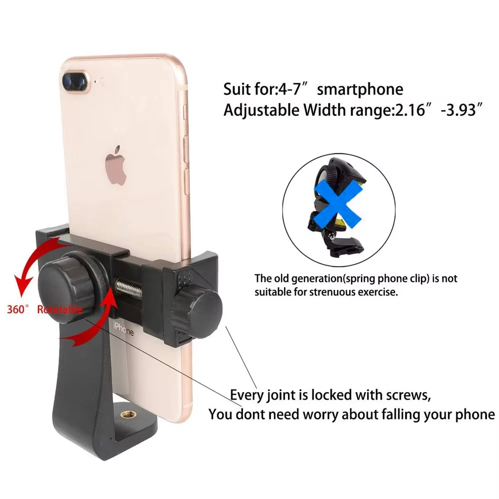 كاميرا الحركة الرياضية في الهواء الطلق حزام الصدر جبل الهاتف البث المباشر اطلاق النار ملحق 360 ° معدات ركوب الدراجات قابلة للتعديل #3